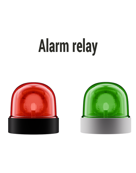 Alarm relays for ETRI fans