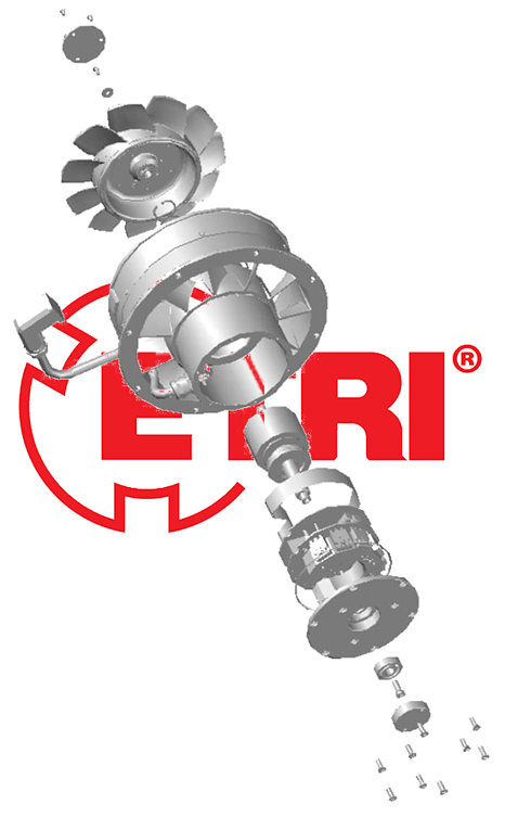 ETRI High Performance axial fans with electronics